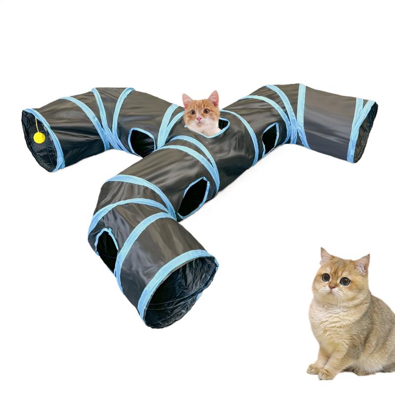 Cat Tunnel Toy - Tunnel de jouet d'intérieur pour chat,