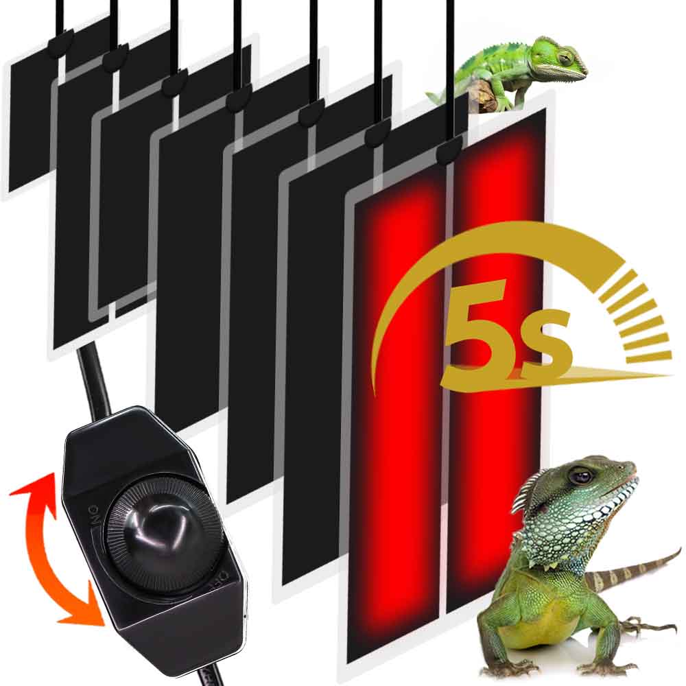 Reptile Heating Mat - Coussin chauffant avec régulateur de température