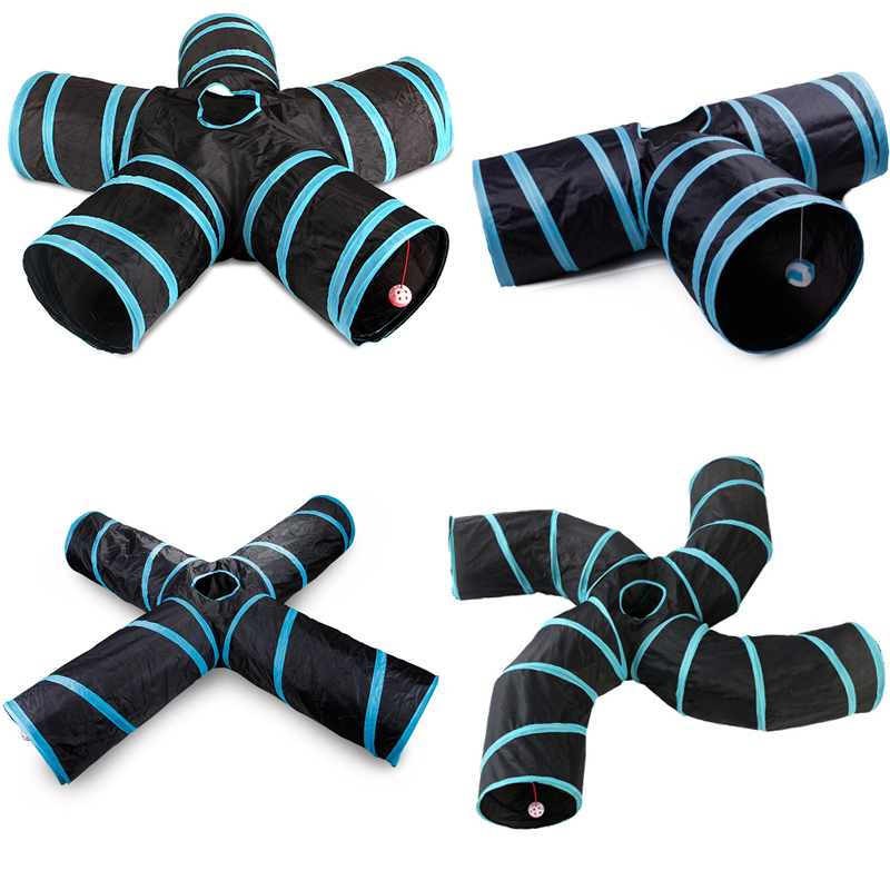 Cat Tunnel Toy - Intérieur 2/3/4 5 voies pliable chat