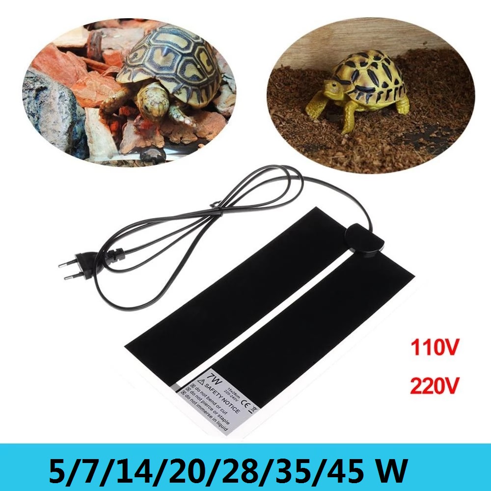 Reptile Heating Mat - Tapis chauffant pour reptiles AC110V~240V, 5-45W,