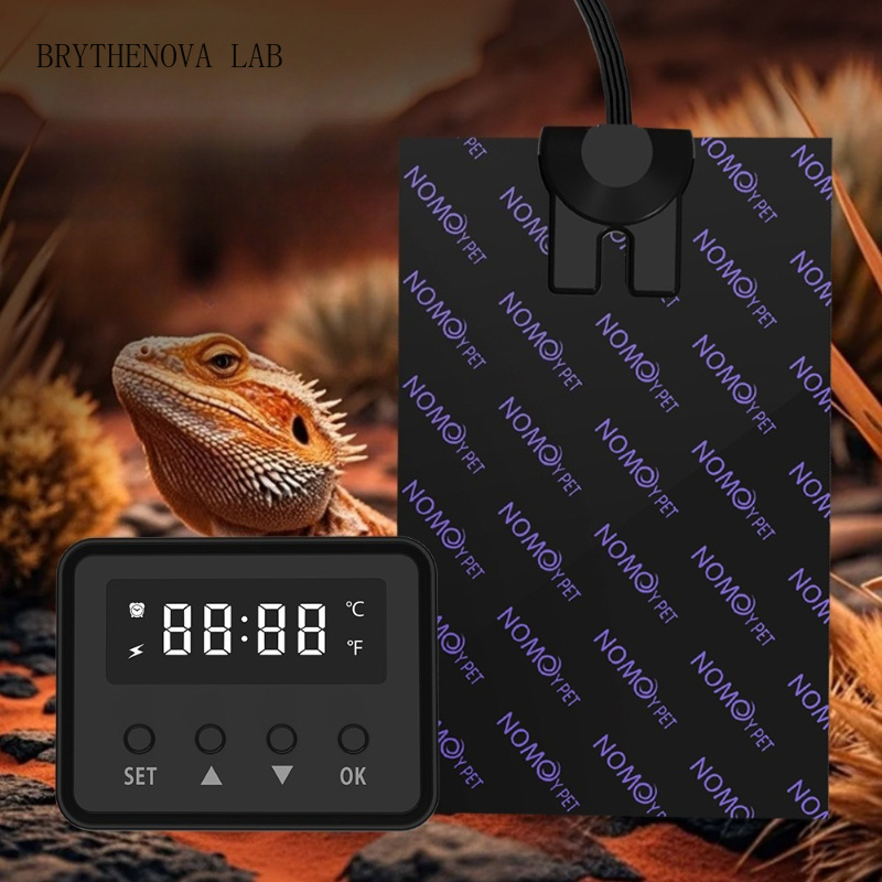 Reptile Heating Mat - Tapis chauffant pour terrarium, thermostat intelligent