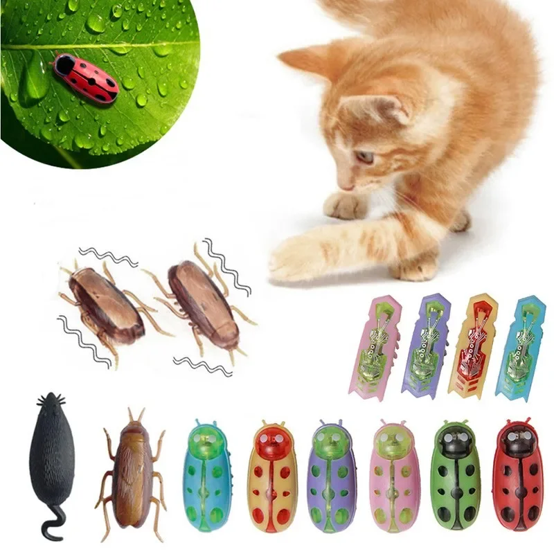 Cat Tunnel Toy - Jouet électrique drôle d'herbe à chat,