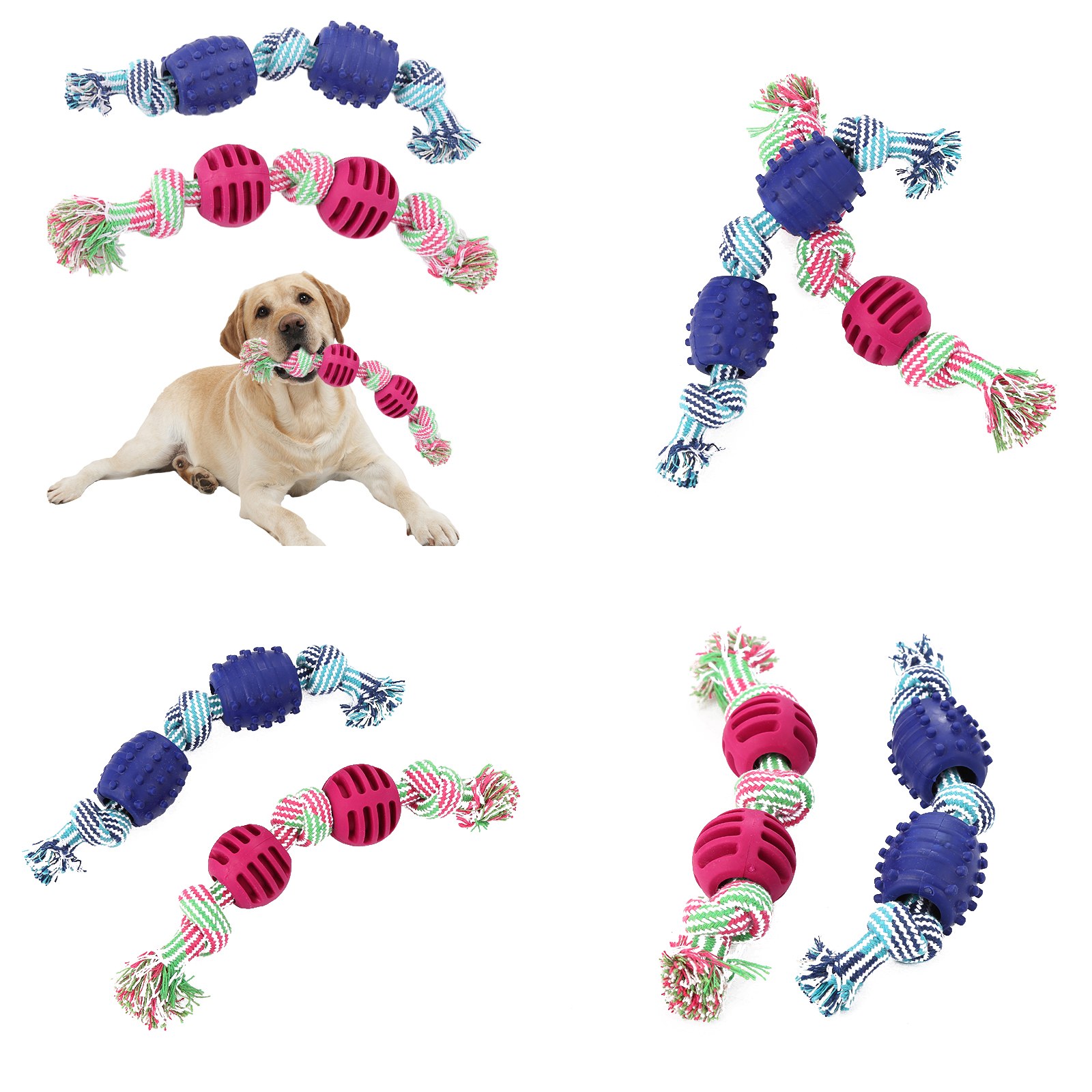 Pet Supplies Amazon - Jouet pour chien en corde de