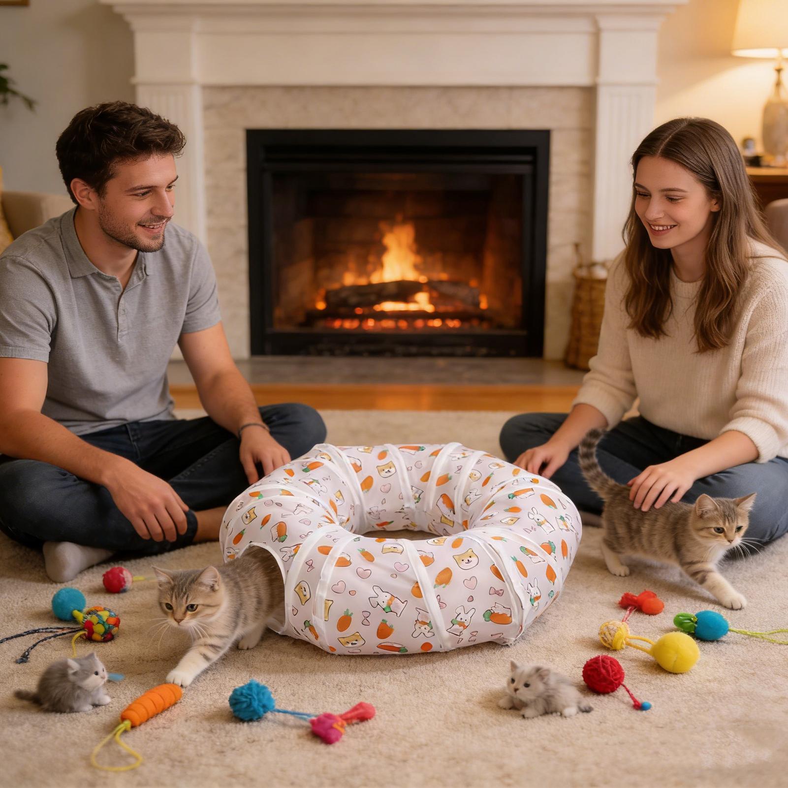 Tunnel interactif pliable pour - Cat Tunnel Toy avis et prix