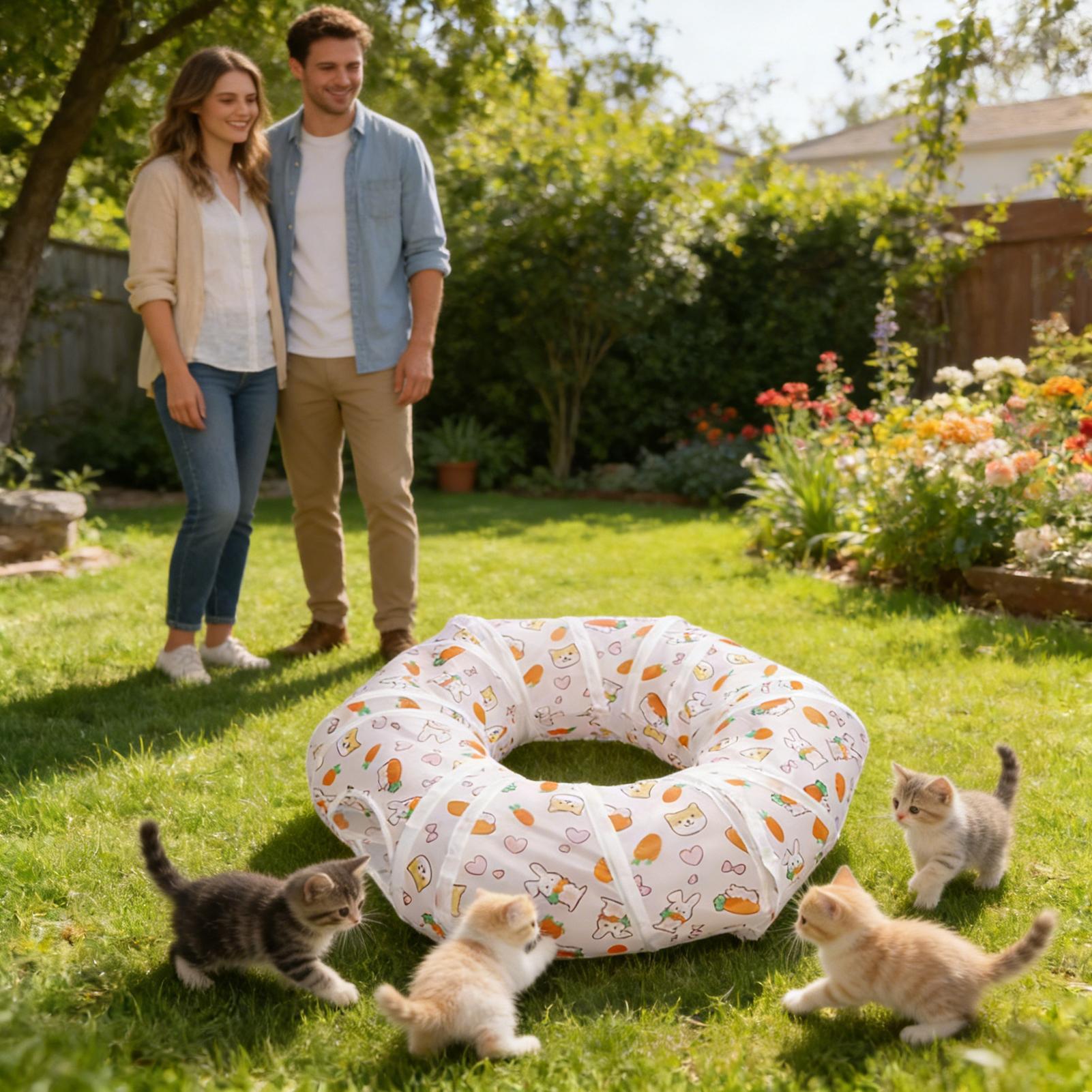 Tunnel interactif pliable pour - Cat Tunnel Toy avis et prix