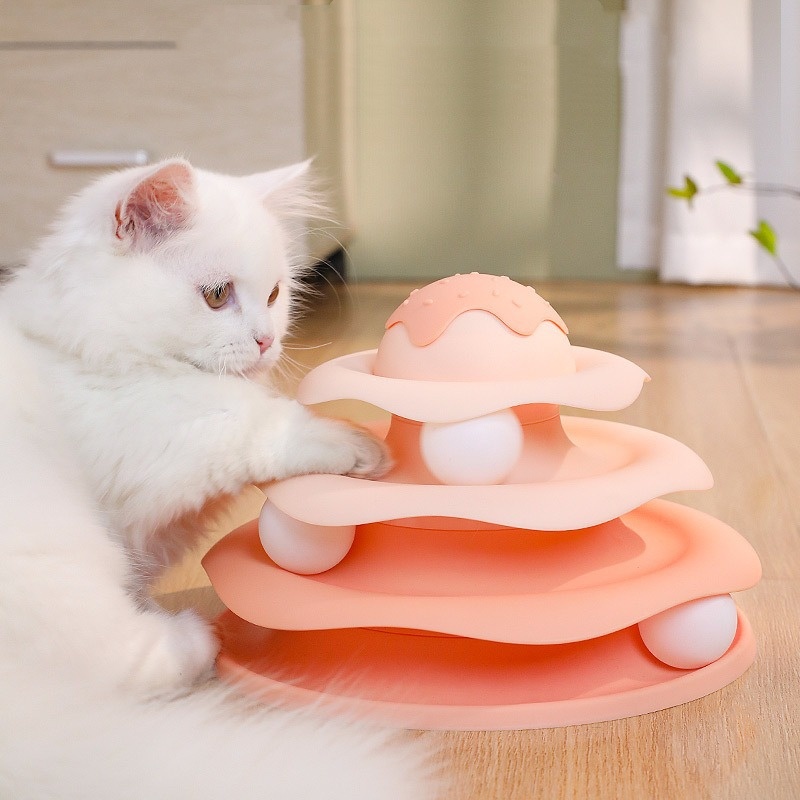 Jouet rotatif avec balle pour  - Cat Tunnel Toy avis et prix