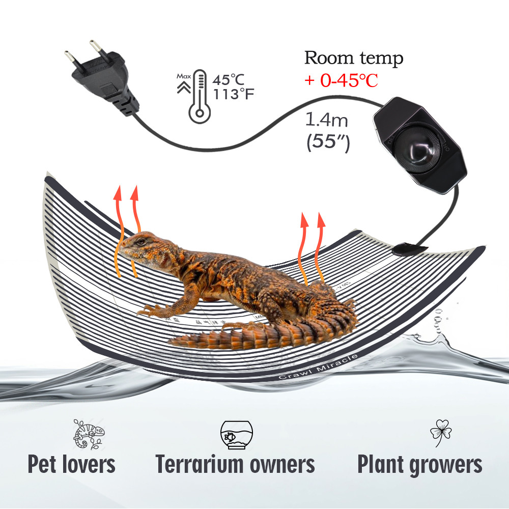 Polymère chauffant en graphène - Reptile Heating Mat avis et prix