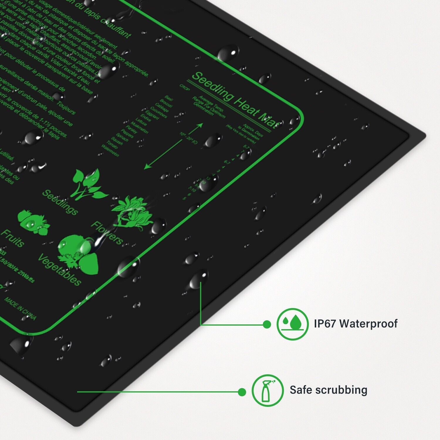 LERWAY 21W tapis chauffant pou - Reptile Heating Mat avis et prix