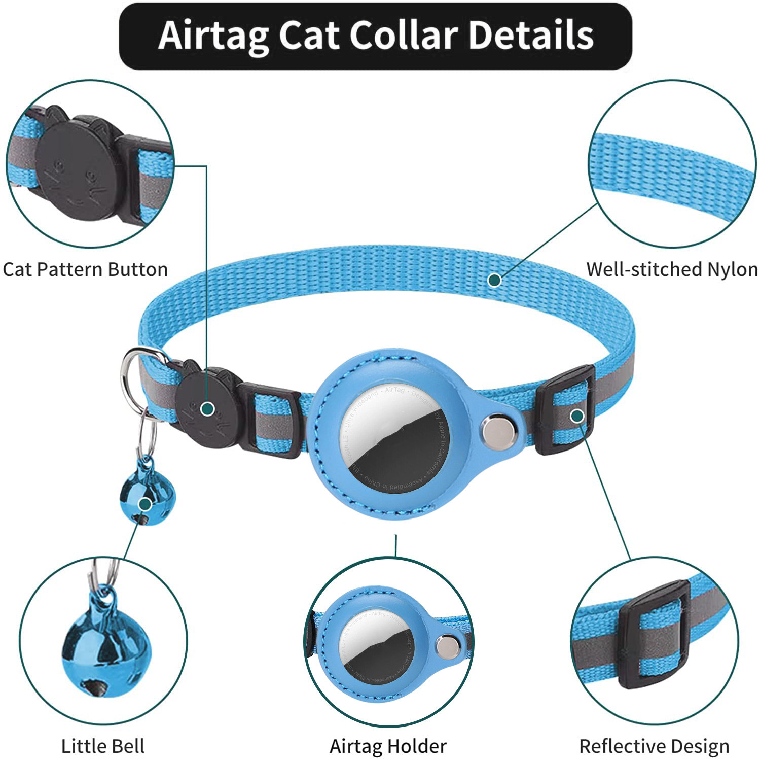 Collier Airtag pour chat avec  - Pet Supplies Locations avis et prix