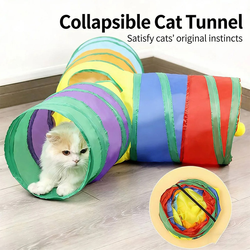 Tunnel pour chat, tube pliable - Cat Tunnel Toy avis et prix