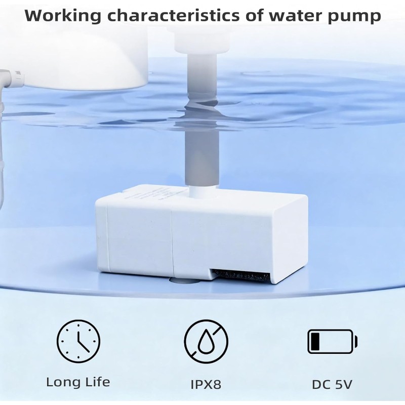 Pompe de remplacement pour fon - Pet Water Fountain avis et prix