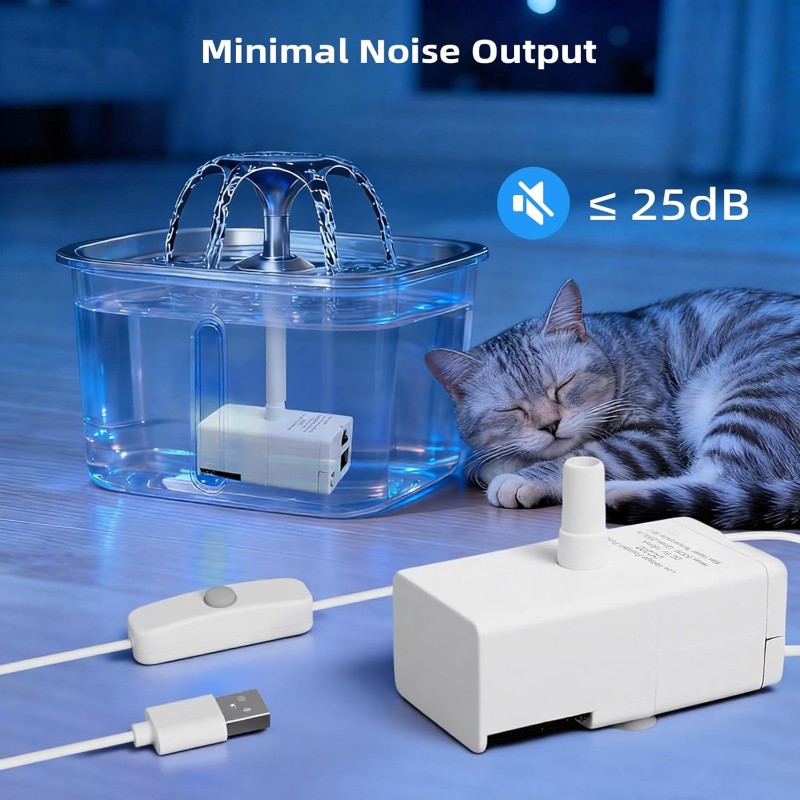 Pompe de remplacement pour fon - Pet Water Fountain avis et prix