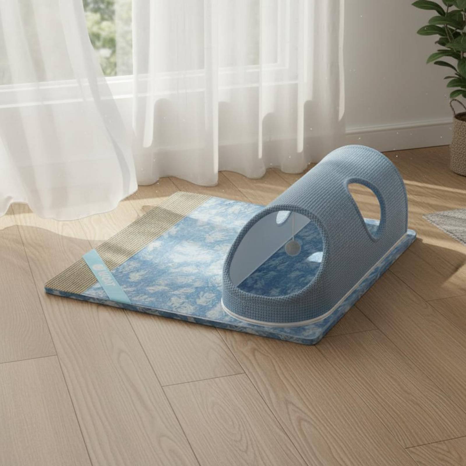 Tunnel griffoir pour chat avec - Cat Tunnel Toy avis et prix