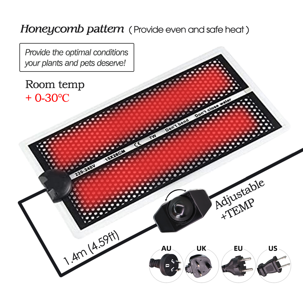 Coussin chauffant pour semis d - Reptile Heating Mat avis et prix