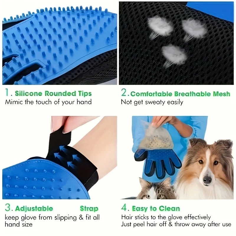 Gant de toilettage pour animau - Pet Hair Remover Brush avis et prix