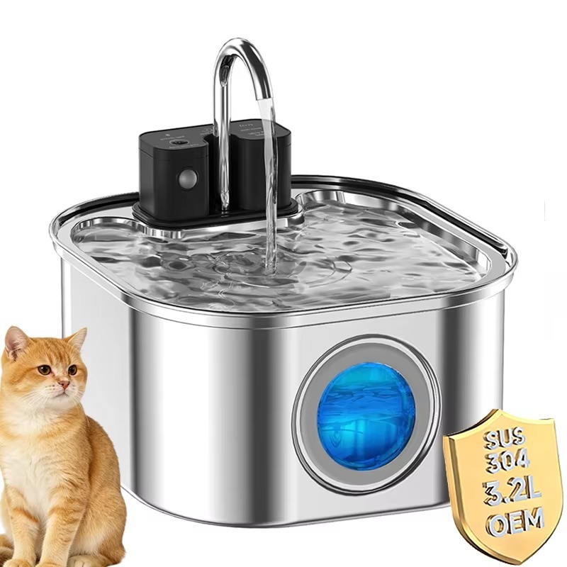 Fontaine à eau sans fil pour c - Pet Water Fountain avis et prix