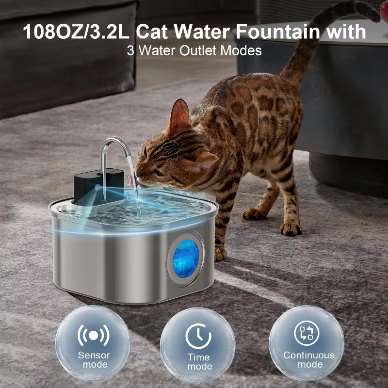 Fontaine à eau sans fil pour c - Pet Water Fountain avis et prix